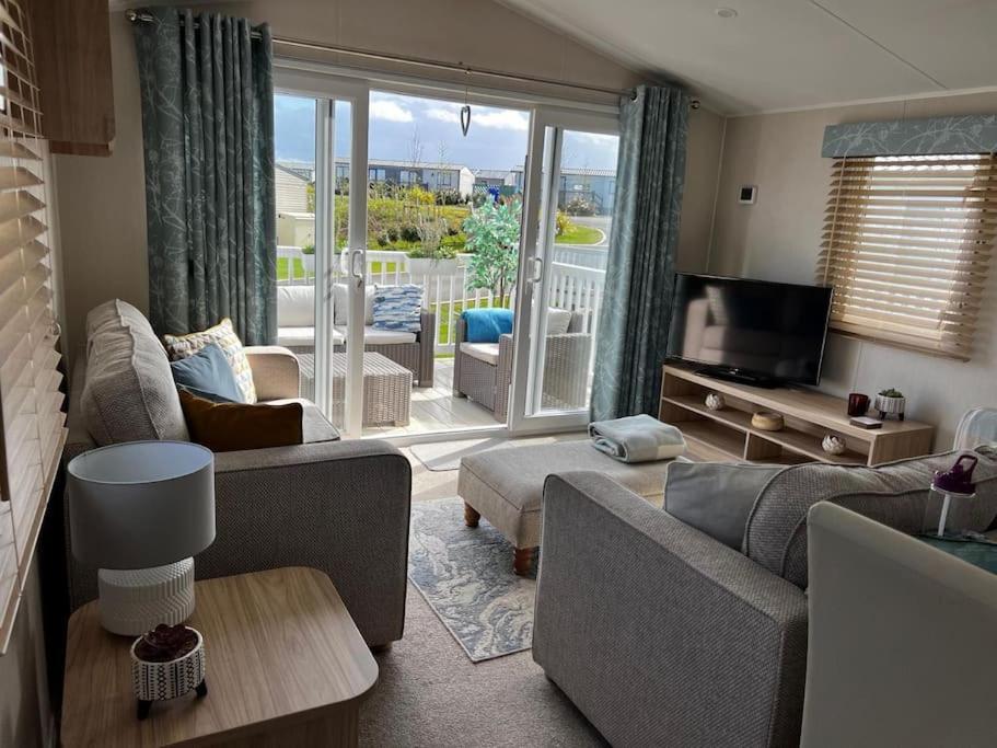 Sandy Bay Caravan Getaway Newbiggin-by-the-Sea Buitenkant foto